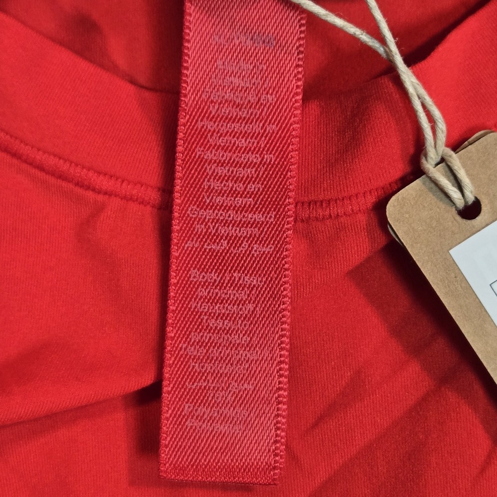 SKIMS fits everybody long sleeve t shirt Cherry Red women Size XL TP-LST-9049 - Picture 8 of 9